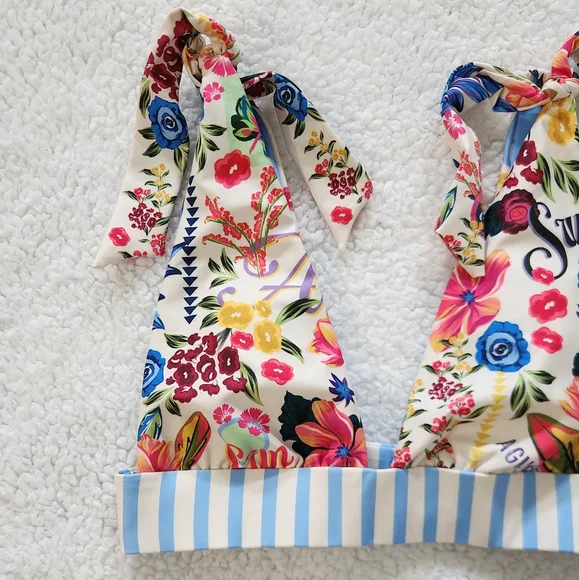 New!Agua Bendita Laurie‎ Bikini Top